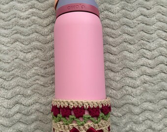 Crochet Boot Set For Owala Bottle – Anti-Slip Sleeve & Handle Strap - View #3