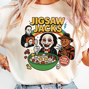 Jigsaw Jacks Png, Funny Halloween Png, Horror Character Png, Horror Png, Halloween Horror png, Retro Halloween png, Halloween Movie Png, Png