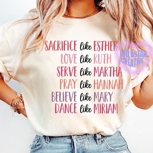 Ruth Mary Esther Sarah Squad Tribe Women's Premium Shirt Ruth Mary Esther Sarah Squad Tribe Women's Premium Shirt