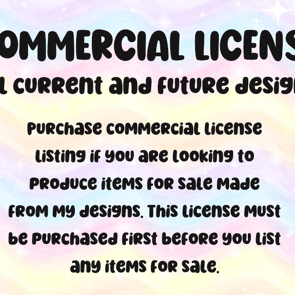 WildStarCreative Commercial use license for all designs