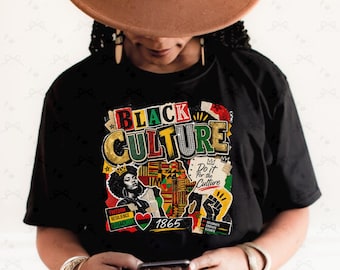 Black Culture PNG, Juneteenth Afro Woman Map Graphic (Digital Download)