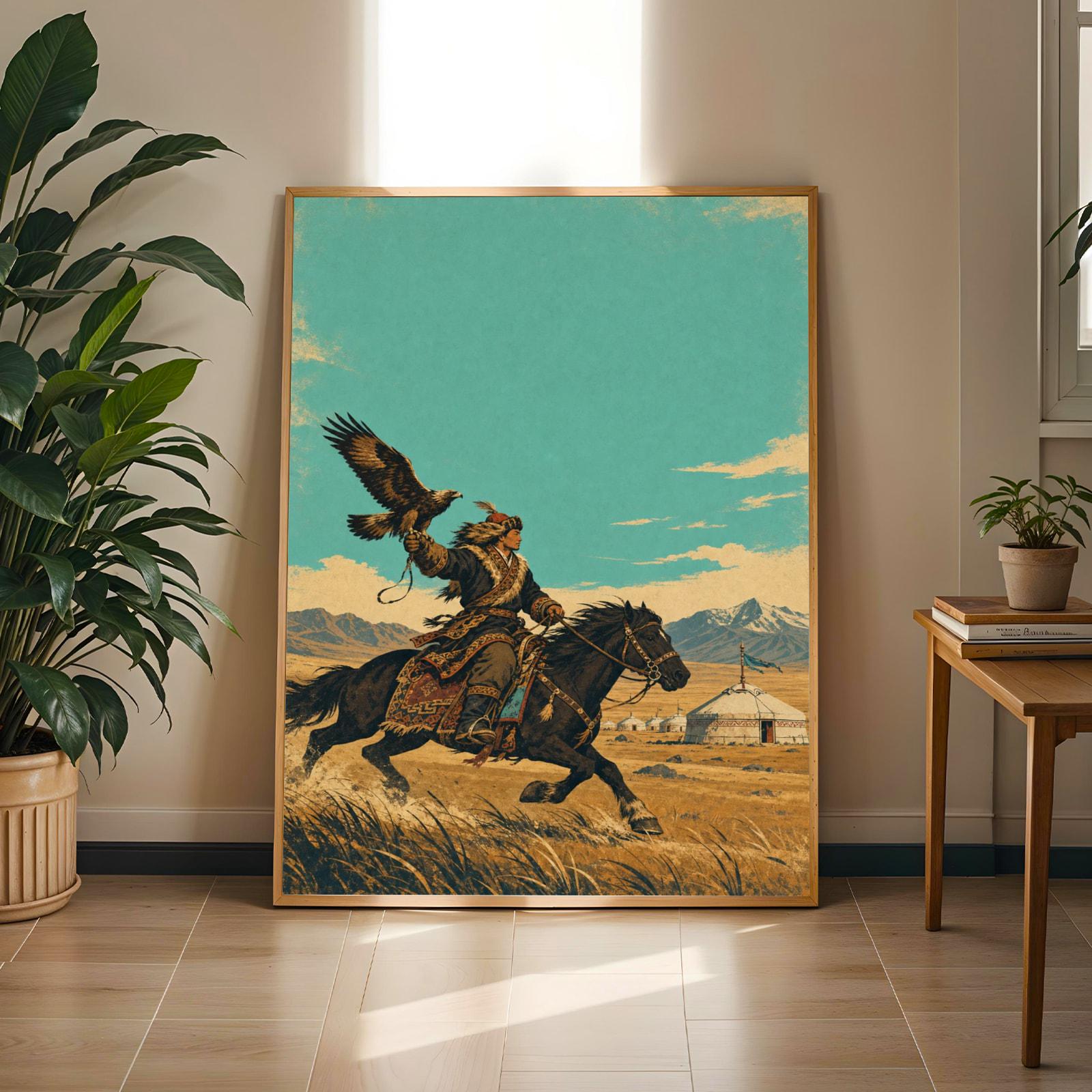 Mongolian painting - Etsy 日本