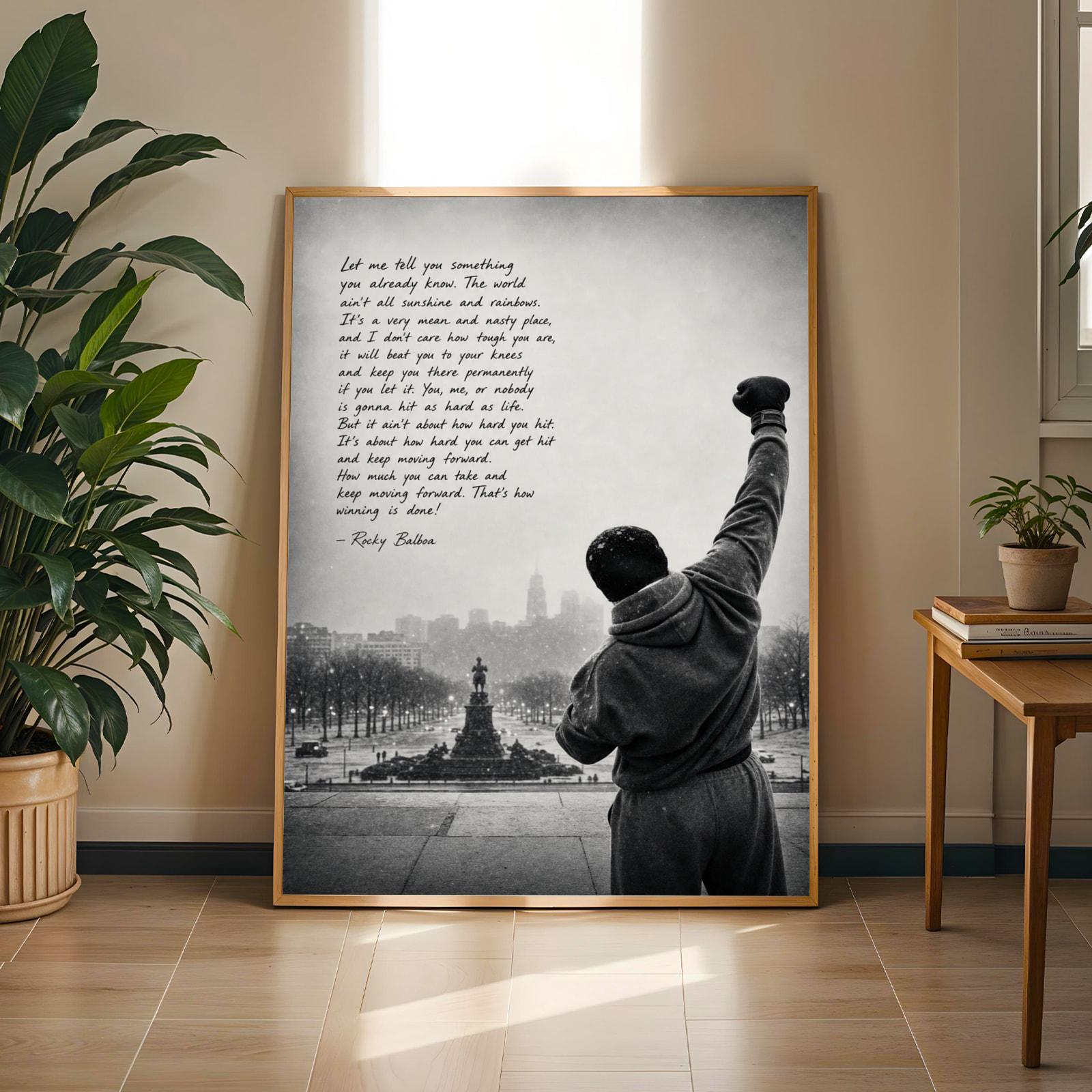 Rocky Balboa Wall Art - Etsy