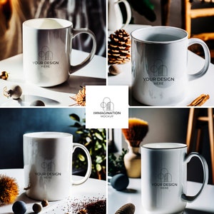5 MUG MOCKUP / mug mockup / cup mockup / white mug mockup coffee / bundle mockup / Coffee Cup Mockup / editable mockup / digital products