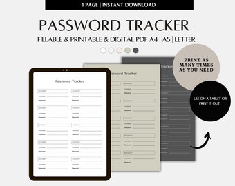 Password Tracker