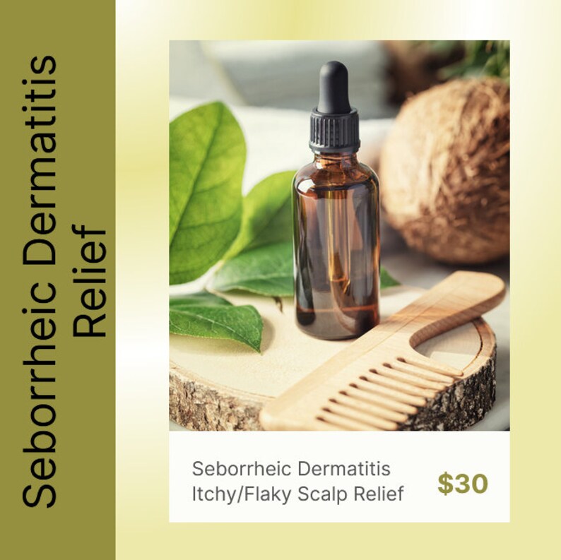 Seborrheic Dermatitis Relief Spray Itchy & Flaky Scalp Treatment Anti ...