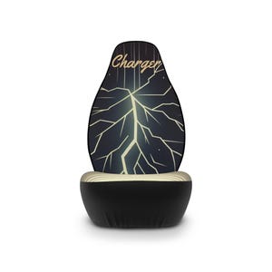 Charger Seat Covers, Auto Accessories, Gift for Car Enthusiasts, Unique Vehicle Decor, Road Trip Essentials