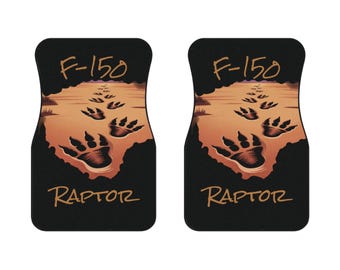 Custom Truck,  Raptor Truck Mats, Unique Auto Accessories, Travel Decor, Gifts for Adventurers, Custom Car Interior Mats, Truck Mats, truck