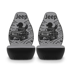 Jeep-Duck Themed Polyester Seat Covers, Durable Seat Protector, Jeep Accessories, Off-Road Jeep Gift, Adventure Gear, Unique [...]