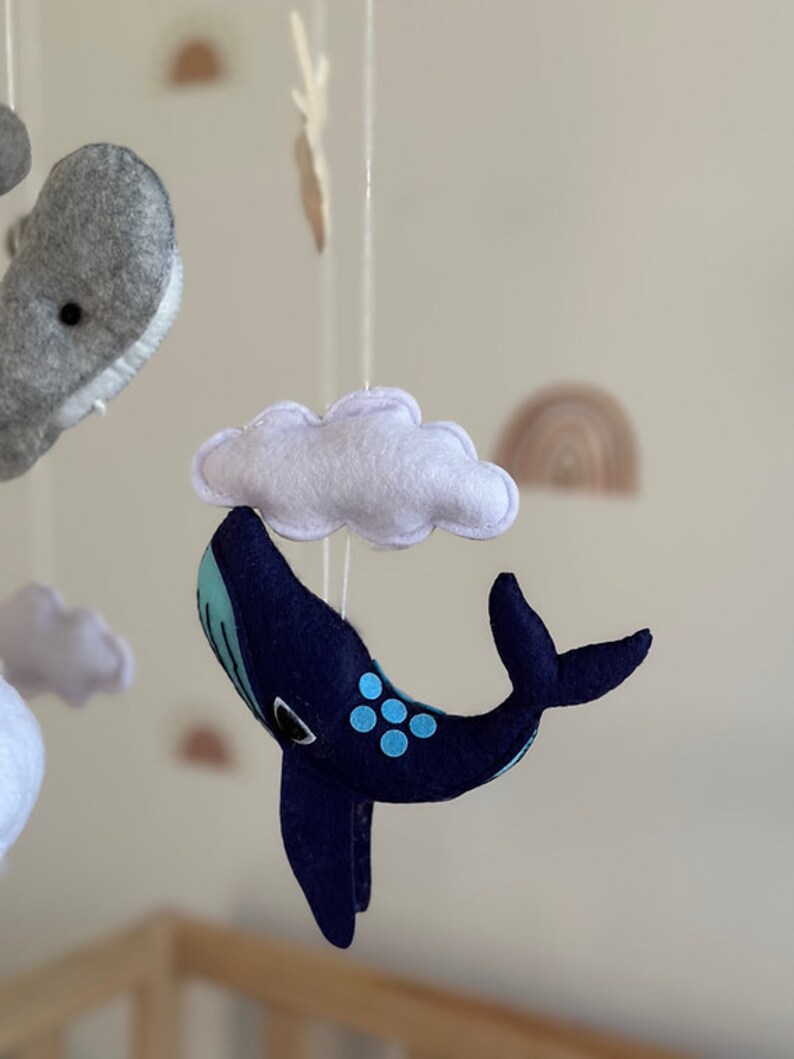 Ocean Themed Baby Nursery Mobile Handmade Nursery Decor Etsy Australia