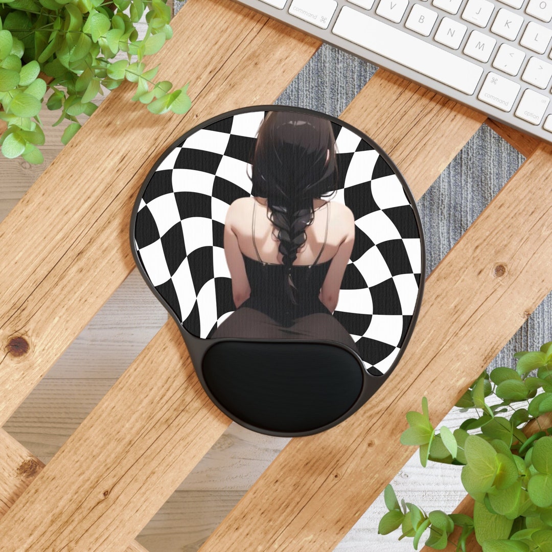Anime Girl Mat Gamer Mousepad With Rest, Anime Mouse Pad Girl Mousepad ...