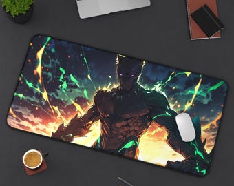 Black Panther Mouse Pad Superhero Inspiration Epic Fantasy Desk Mat - Gaming, Office Decor, Unique Gifts, Custom Mousepad, Nerdy Home Office