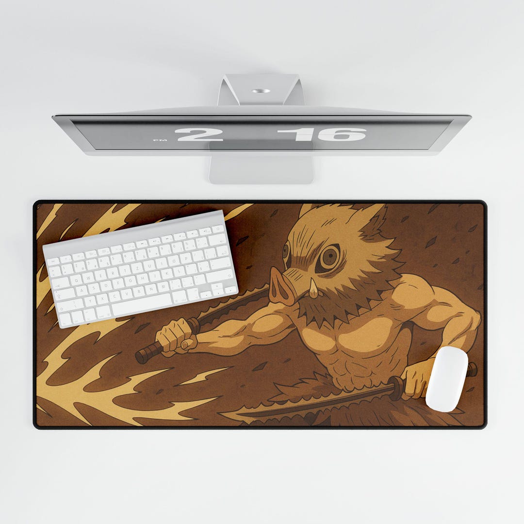Inosuke Keyboard Mat Inosuke Hashibira Mouse Pad Demon Slayerdesk Mats for Gamers, Unique ...