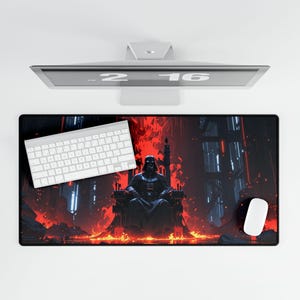 Darth Vader Mouse Pad Star Wars Inspired Desk Mat - Office Decor, Gaming Accessory, Star Wars Gift, Mouse Pad, Home Office Essentials