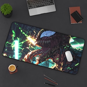 Venom Mouse Pad Superhero Inspiration - Gaming Mouse Pad, Geek Decor, Office Accessories, Collectible Gift, Fun Workspace