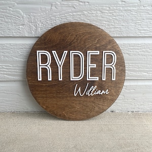 Baby Name Sign, Wood Name Sign, Nursery Name Sign, Personalized Name Sign, Baby Shower Gift, 3D Name Sign, Crib Sign, Nursery Wall Art