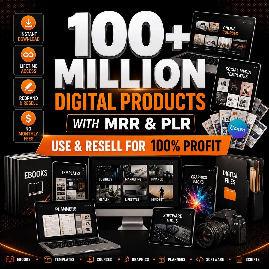 100 Million+ Ultimate MRR PLR Bundle Ideal for Passive Income | Plr Mrr ...