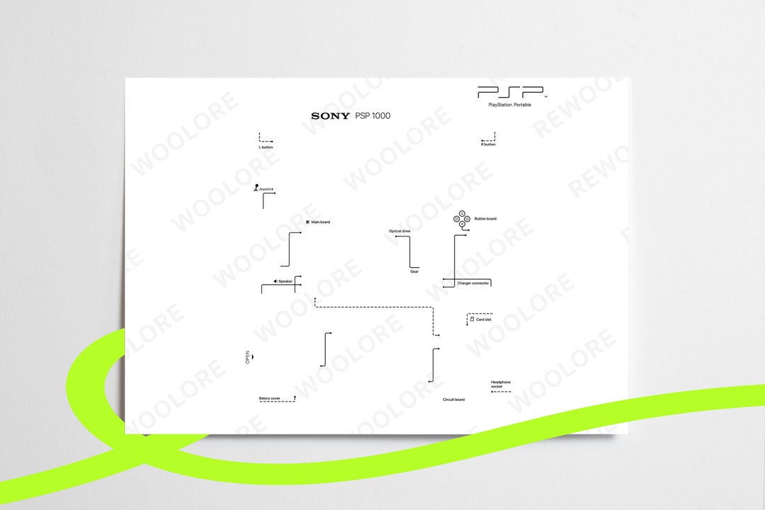 Download Disassembled PSP 1000 Disassembled Game Console