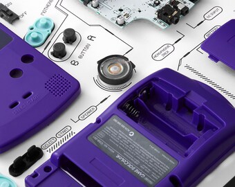 分解された任天堂ゲームボーイカラーGBC分解ゲームコンソール壁アート