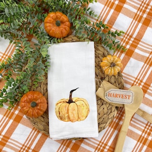 Pumpkin Tea Towel