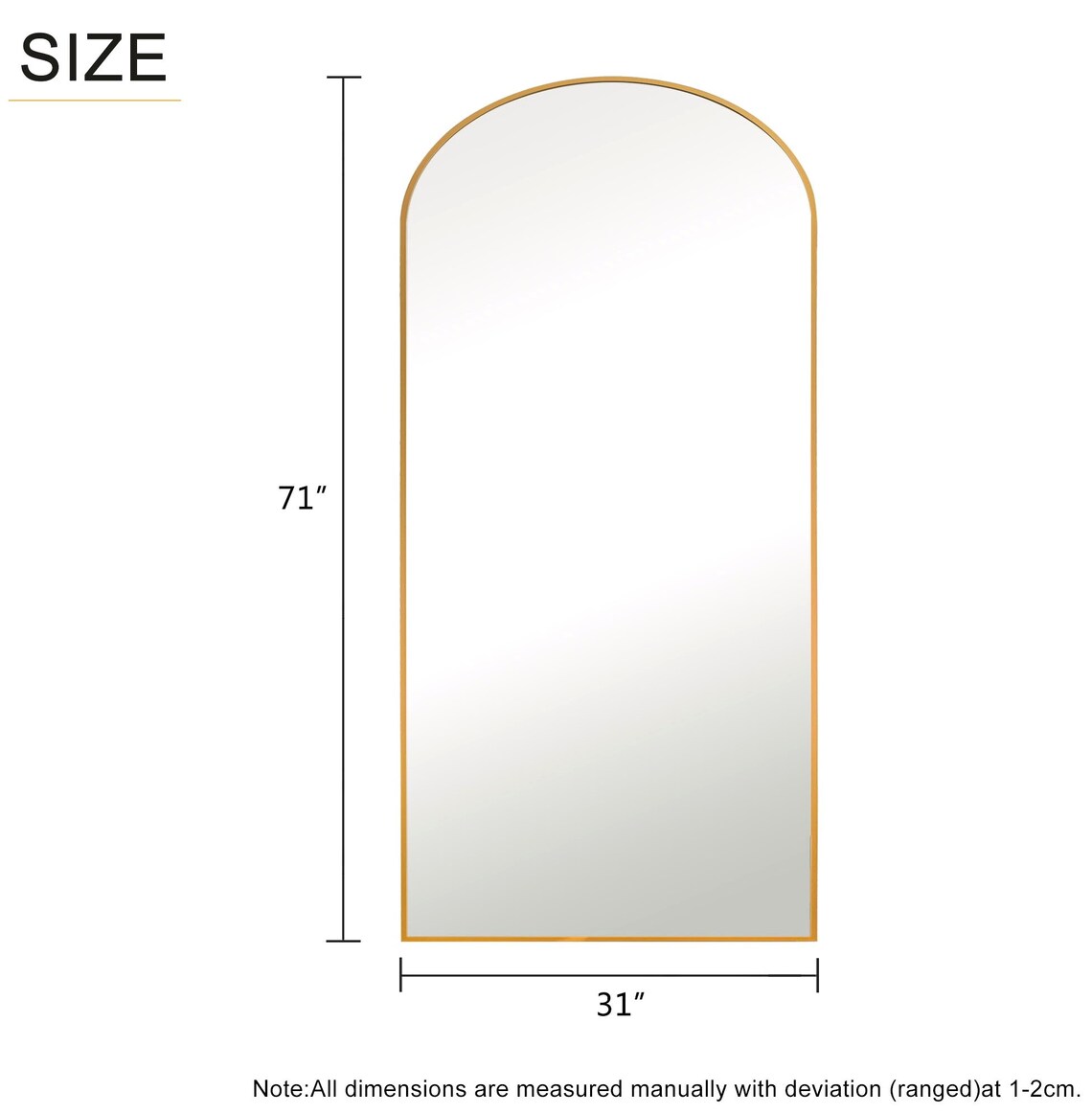 Large Full Body Vanity Mirror, Full Length Mirror, Floor Mirror, Wall