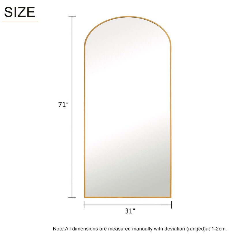 Large Full Body Vanity Mirror, Full Length Mirror, Floor Mirror, Wall