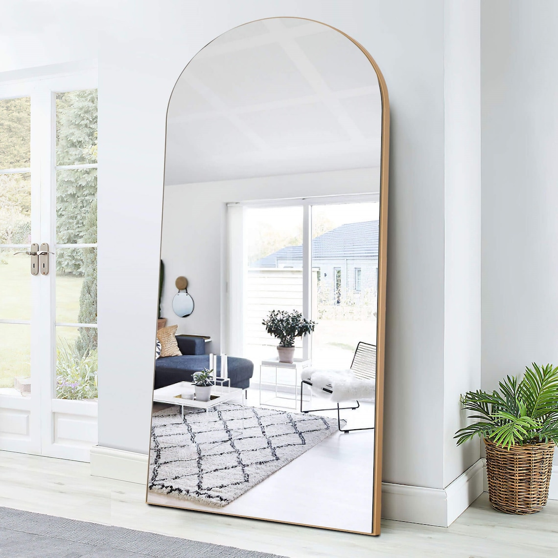 Large Full Body Vanity Mirror, Full Length Mirror, Floor Mirror, Wall