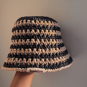 Patrón de gorro de pescador a crochet: tutorial fácil paso a paso en PDF, sombrero de verano DIY, ideal para principiantes