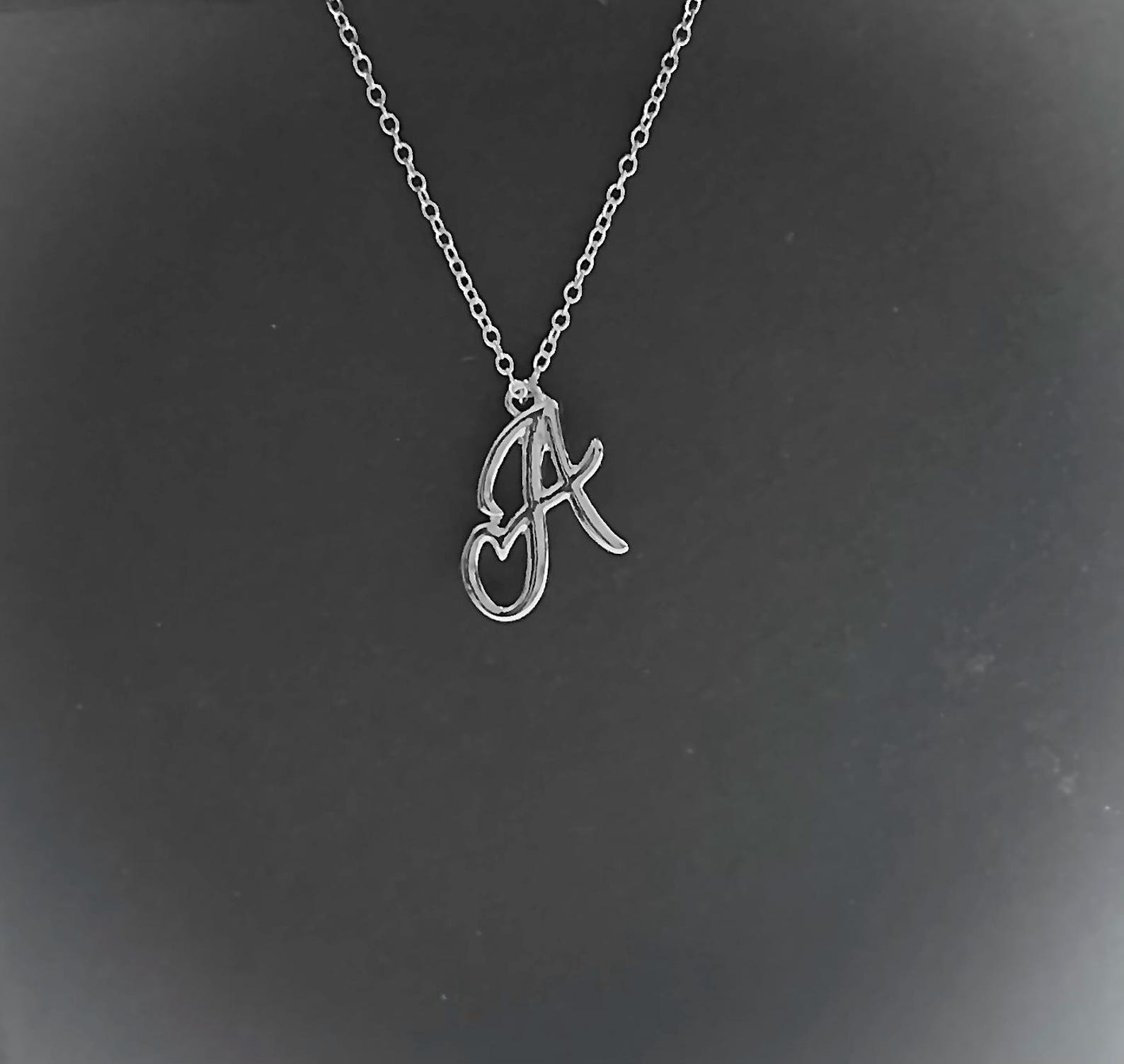 Cristy Cali Royal Initial Charm Sterling Silver
