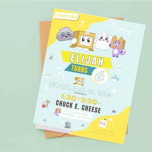 LankyBox invitation editable template