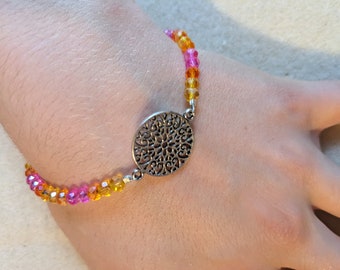 Sunrise Dahlia Bracelet