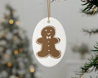 Ceramic Christmas Cookie Tree Ornaments (1pc, 5pc, 10pc)