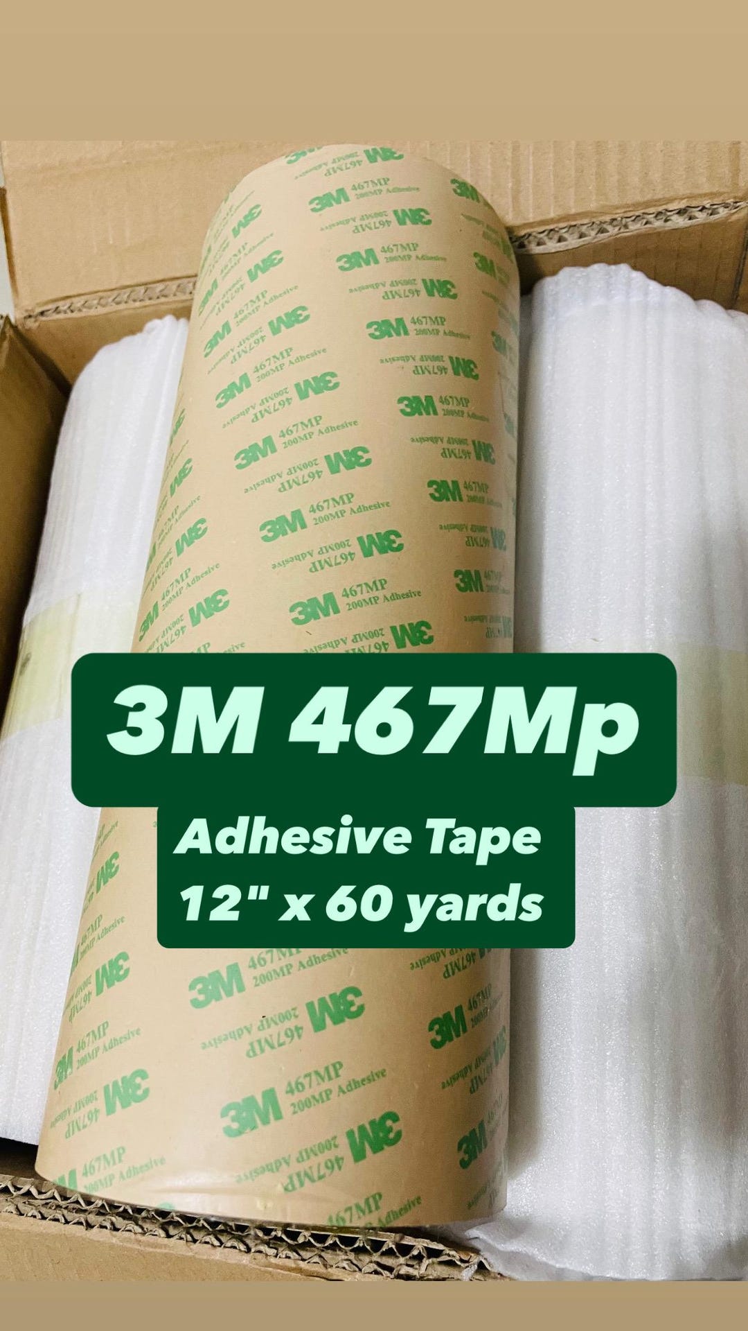 3M 467MP Adhesive Transfer Tape: Laser Crafting, Wood Adhesion (12