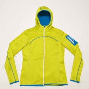Ortovox Merino Wool Fleece Hooded Jacket Womens Size L