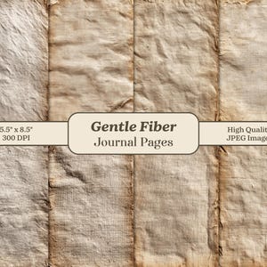 Old Linen Fabric Junk Journal Pages, Printable Aged Textile Distressed Scrapbook Paper Backgrounds, Ephemera Shabby Chic Collage Sheet Kit