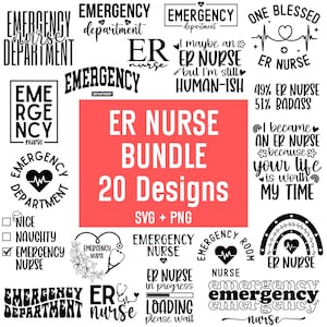 Bundle Svg infirmière des urgences, Svg infirmière du service des urgences, infirmière des urgences Svg, Svg chemise infirmière des urgences, soins infirmiers, infirmière vie des urgences, fichiers Cricut