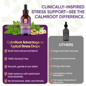 Moringa CalmRoot Stress Support Extract – Multi-Herb Botanical Drops with Moringa, Ashwagandha, Holy Basil, Lemon Balm & Chamomile bild 7