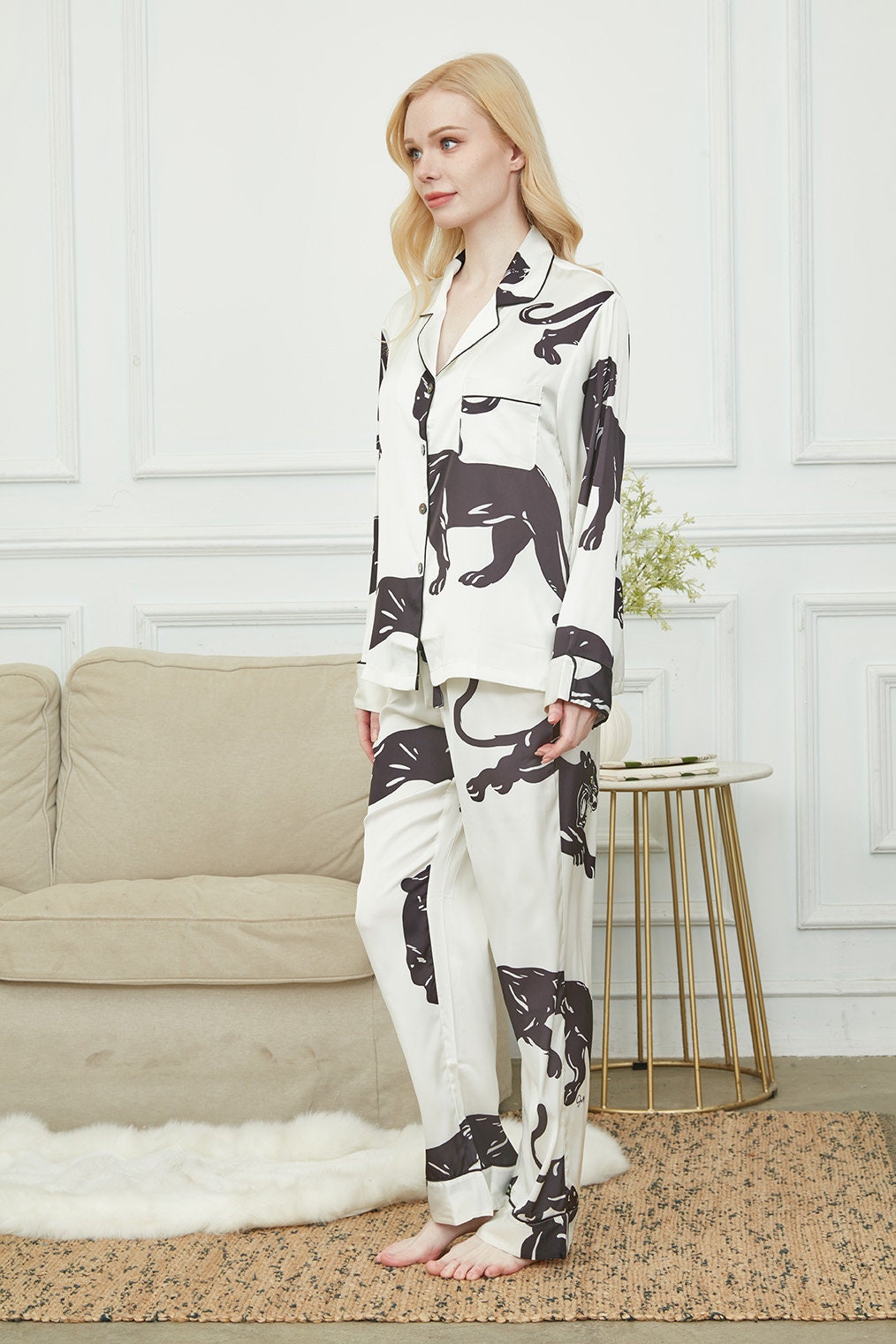 Black panther pajamas adults sale
