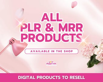 Ultimate Digital Product Bundle with PLR & MRR To Resell For Passive Income, Private Label Rights Master Resell Rights, Done For You Product