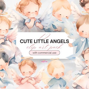 Acquerello Carino Piccolo Angelo Clip art, Carino Bambino Angelo Clipart PNG Sfondo Trasparente, Battesimo, Battesimo, Uso Commerciale