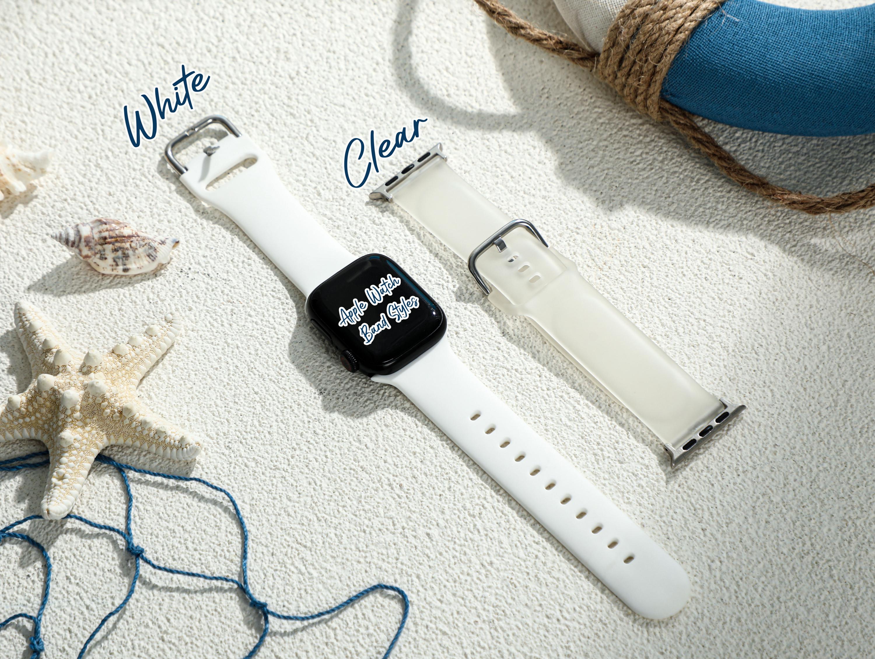 Desert Cowboy Personalized Apple Watch Strap, Silicone Apple