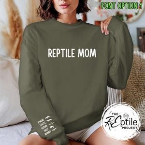 GEPERSONALISEERD REPTIELEN SWEATSHIRT