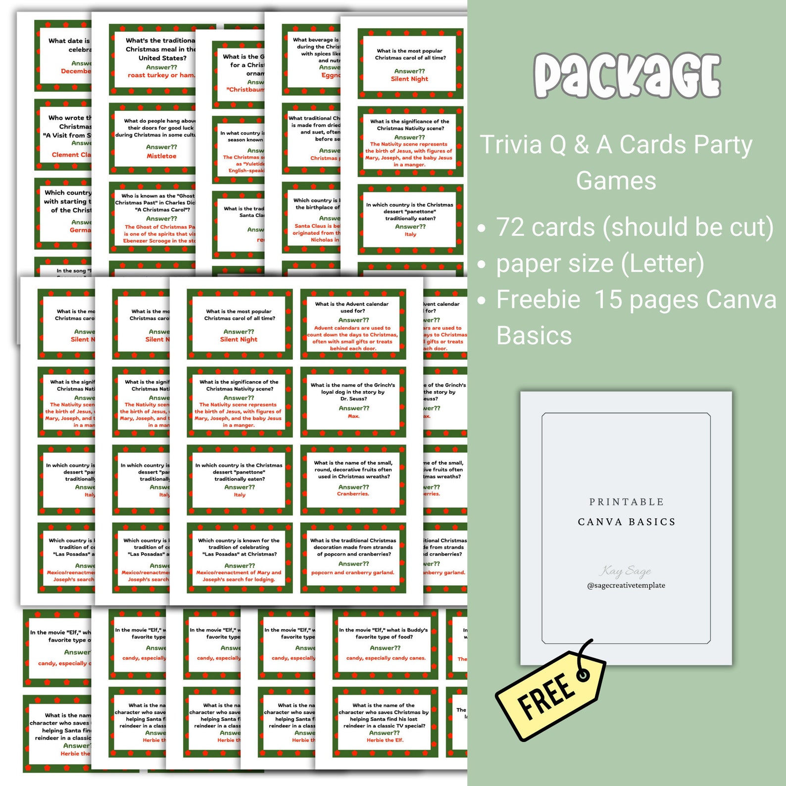 Printable Christmas Trivia, Printable Games, Christmas Games, Holiday ...