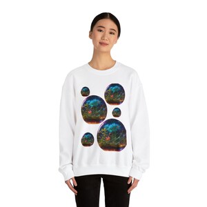 Floral Heavy Blend™ Crewneck Sweatshirt