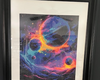 Space - Galaxy Wall Art - Finished Diamond Painting