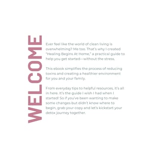 Cleaner Living Guide: Natural Wellness eBook for Healthier Home (Digital Download) image 4