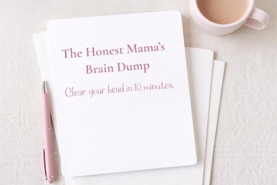 Mom Brain Dump Printable | Mental Load Reset for Overwhelmed Moms (PDF ...