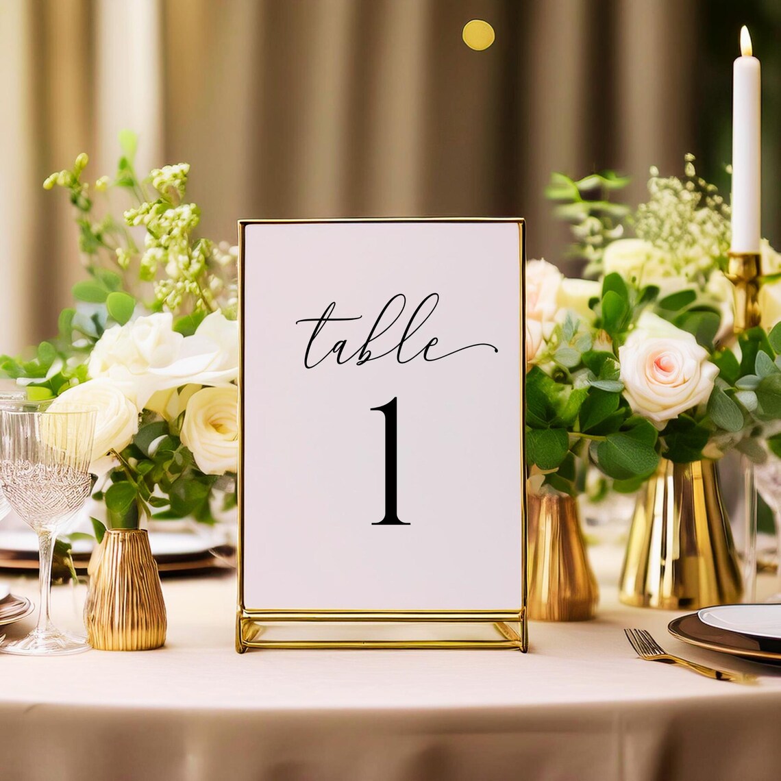 Wedding Table Numbers Template, Wedding Seating Template, 5x7 Table ...