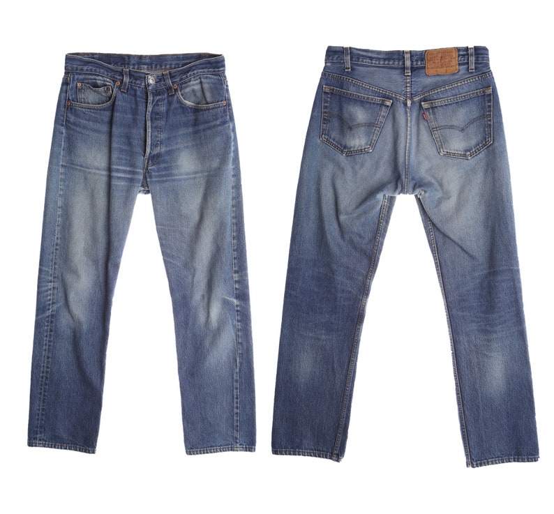 Vintage 501 Levi's Jeans Made in Usa Etsy