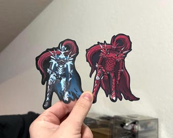 Igris, Solo Leveling, Handmade Laminated Sticker